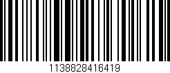 Código de barras (EAN, GTIN, SKU, ISBN): '1138828416419'
