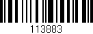 Código de barras (EAN, GTIN, SKU, ISBN): '113883'