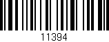 Código de barras (EAN, GTIN, SKU, ISBN): '11394'