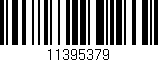 Código de barras (EAN, GTIN, SKU, ISBN): '11395379'