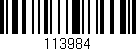 Código de barras (EAN, GTIN, SKU, ISBN): '113984'