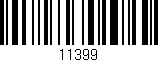 Código de barras (EAN, GTIN, SKU, ISBN): '11399'