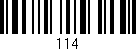 Código de barras (EAN, GTIN, SKU, ISBN): '114'