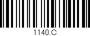 Código de barras (EAN, GTIN, SKU, ISBN): '1140.C'