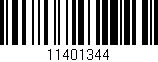 Código de barras (EAN, GTIN, SKU, ISBN): '11401344'