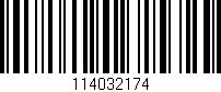 Código de barras (EAN, GTIN, SKU, ISBN): '114032174'