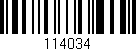 Código de barras (EAN, GTIN, SKU, ISBN): '114034'