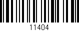 Código de barras (EAN, GTIN, SKU, ISBN): '11404'