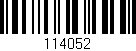 Código de barras (EAN, GTIN, SKU, ISBN): '114052'