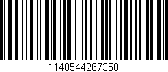 Código de barras (EAN, GTIN, SKU, ISBN): '1140544267350'