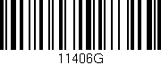 Código de barras (EAN, GTIN, SKU, ISBN): '11406G'