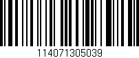 Código de barras (EAN, GTIN, SKU, ISBN): '114071305039'