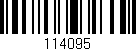 Código de barras (EAN, GTIN, SKU, ISBN): '114095'