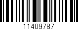 Código de barras (EAN, GTIN, SKU, ISBN): '11409787'