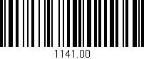 Código de barras (EAN, GTIN, SKU, ISBN): '1141.00'