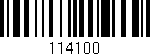 Código de barras (EAN, GTIN, SKU, ISBN): '114100'
