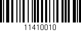 Código de barras (EAN, GTIN, SKU, ISBN): '11410010'