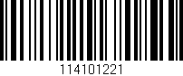 Código de barras (EAN, GTIN, SKU, ISBN): '114101221'