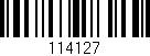 Código de barras (EAN, GTIN, SKU, ISBN): '114127'