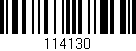 Código de barras (EAN, GTIN, SKU, ISBN): '114130'