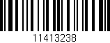 Código de barras (EAN, GTIN, SKU, ISBN): '11413238'