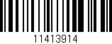 Código de barras (EAN, GTIN, SKU, ISBN): '11413914'