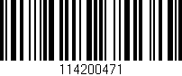 Código de barras (EAN, GTIN, SKU, ISBN): '114200471'