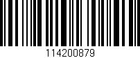 Código de barras (EAN, GTIN, SKU, ISBN): '114200879'