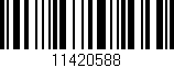 Código de barras (EAN, GTIN, SKU, ISBN): '11420588'