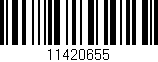 Código de barras (EAN, GTIN, SKU, ISBN): '11420655'