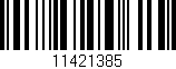 Código de barras (EAN, GTIN, SKU, ISBN): '11421385'