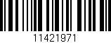 Código de barras (EAN, GTIN, SKU, ISBN): '11421971'