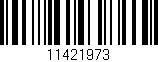 Código de barras (EAN, GTIN, SKU, ISBN): '11421973'