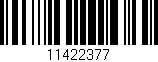 Código de barras (EAN, GTIN, SKU, ISBN): '11422377'