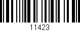 Código de barras (EAN, GTIN, SKU, ISBN): '11423'