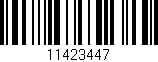 Código de barras (EAN, GTIN, SKU, ISBN): '11423447'