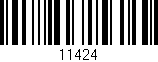 Código de barras (EAN, GTIN, SKU, ISBN): '11424'