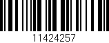 Código de barras (EAN, GTIN, SKU, ISBN): '11424257'