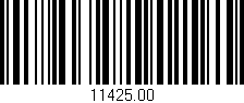 Código de barras (EAN, GTIN, SKU, ISBN): '11425.00'