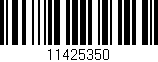 Código de barras (EAN, GTIN, SKU, ISBN): '11425350'