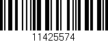 Código de barras (EAN, GTIN, SKU, ISBN): '11425574'