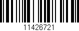 Código de barras (EAN, GTIN, SKU, ISBN): '11426721'