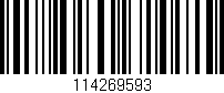 Código de barras (EAN, GTIN, SKU, ISBN): '114269593'