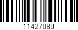 Código de barras (EAN, GTIN, SKU, ISBN): '11427080'