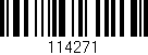 Código de barras (EAN, GTIN, SKU, ISBN): '114271'