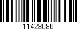 Código de barras (EAN, GTIN, SKU, ISBN): '11428086'