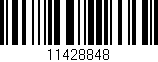 Código de barras (EAN, GTIN, SKU, ISBN): '11428848'