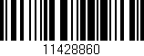 Código de barras (EAN, GTIN, SKU, ISBN): '11428860'