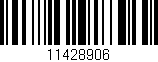 Código de barras (EAN, GTIN, SKU, ISBN): '11428906'