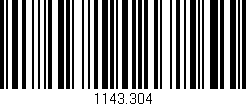 Código de barras (EAN, GTIN, SKU, ISBN): '1143.304'